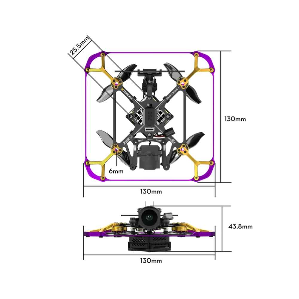Flywoo Flytimes 85 HD O4 Pro 2S Micro FPV Racing Drone BNF, GOKU F405 FC, 4K Video, Indoor Commercial Shooting - Image 5