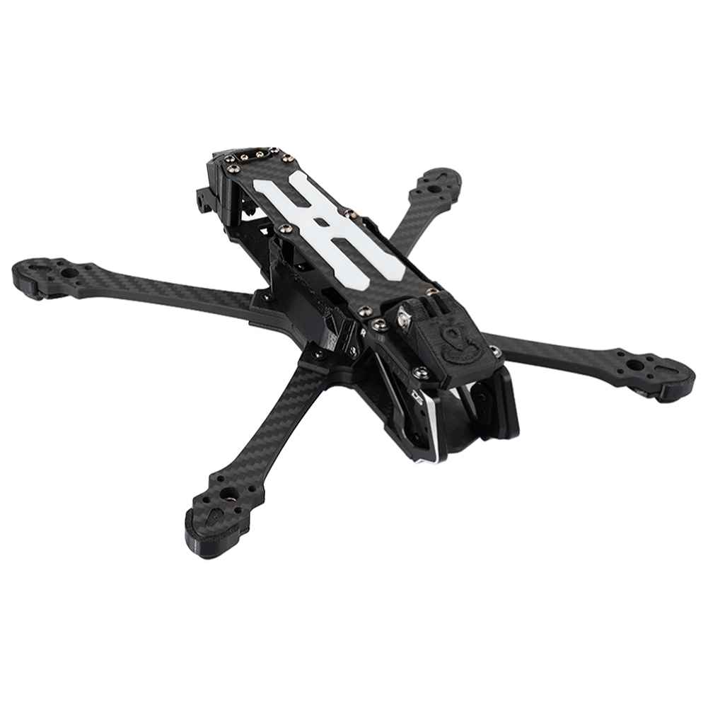 DeepSpace SEEKER5 5-Inch Frame Kit, DC 228mm/XL 224mm Wheelbase, Supports DJI O4 Pro, Freestyle RC FPV Racing Drone