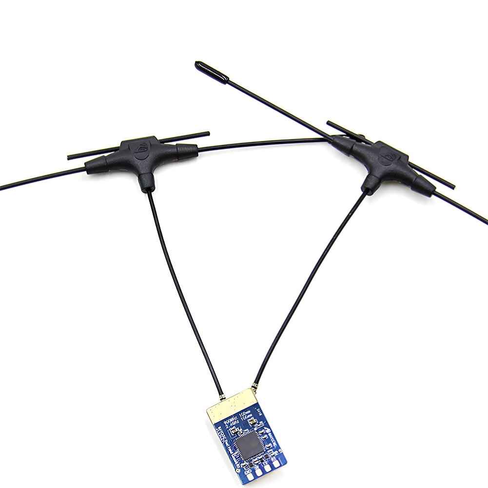 BAYCKRC 900/2400 Dual Band Gemini RX ExpressLRS Receiver for FPV Drones, 900MHz/2.4GHz, LR1121 Transceiver