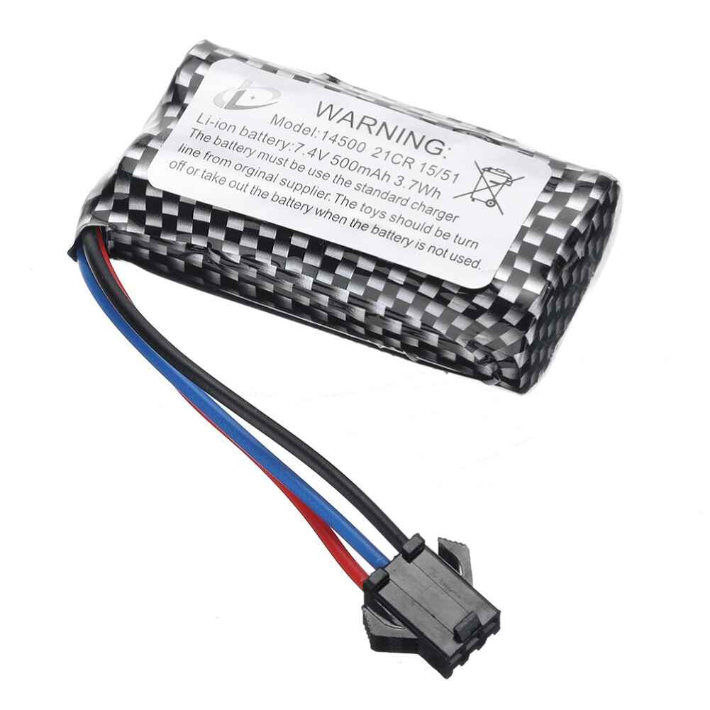JJRC C8815 7.4V Li-ion Battery for 1/10 Willys Military Truck RC Car, 500mAh Spare Part - Image 5
