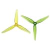 HQProp Ethix P2 5129 5.1 Inch Polycarbonate 3-Blade Propellers, 1.5mm Shaft for FPV Racing Drones