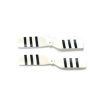 RC ERA C032 UH-1 Helicopter Spare Tail Blades, 2PCS, White & Black Stripes, Black & Red Stripes