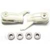 RC ERA C032 UH-1 Helicopter Main Rotor Clamp Set, Black/White, Compatible with RC Helicopter Parts