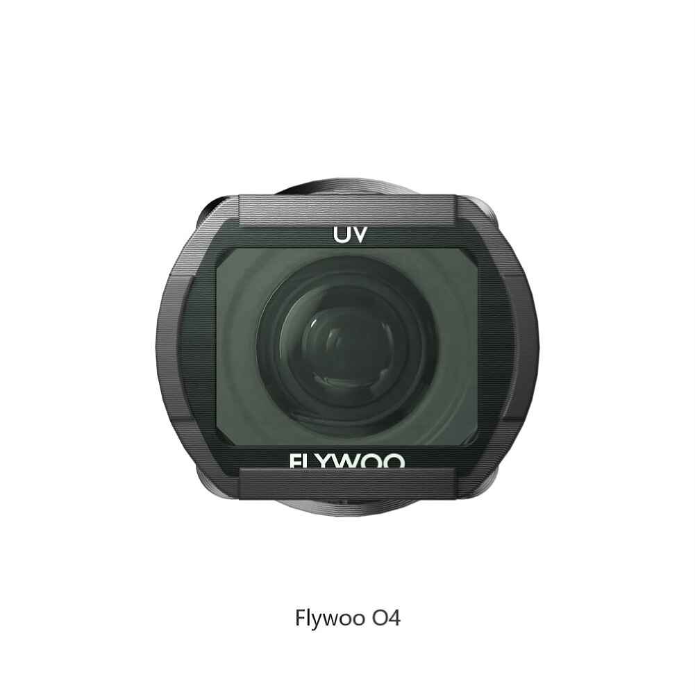 Flywoo O4 Wide Angle Lens 155 FOV with UV ND8 ND16 ND32 Filter Set for DJI O4 Lite FPV Racing Drones, Ultra Lightweight 3.7g