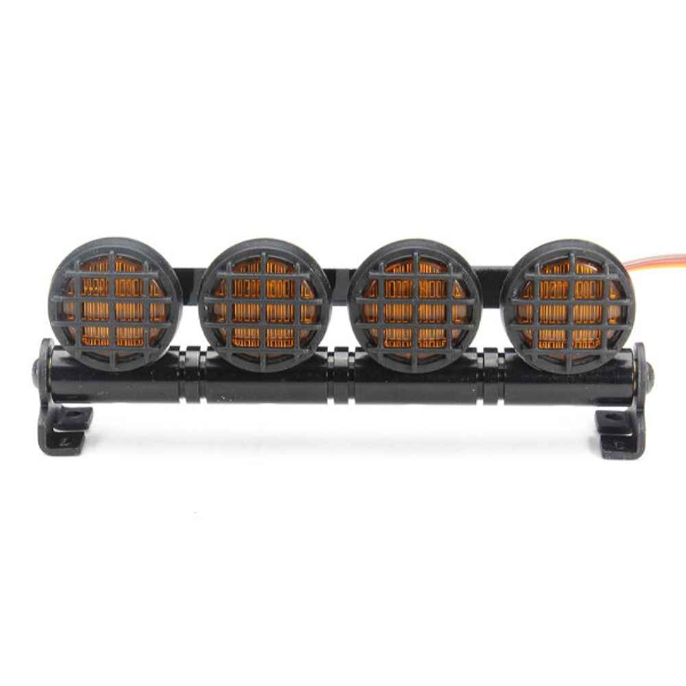 AUSTAR LED Light Aluminum Alloy Frame for CC01/D90/SCX10/4WD RC Cars, Multi-Mode Flashing, 4.8-6V